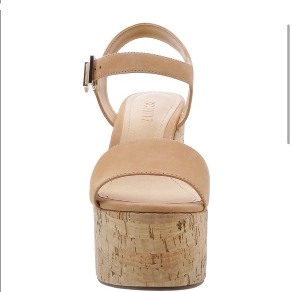 Schutz "Glorya" leather platform sandals. 5.5 - Picture 4 of 10